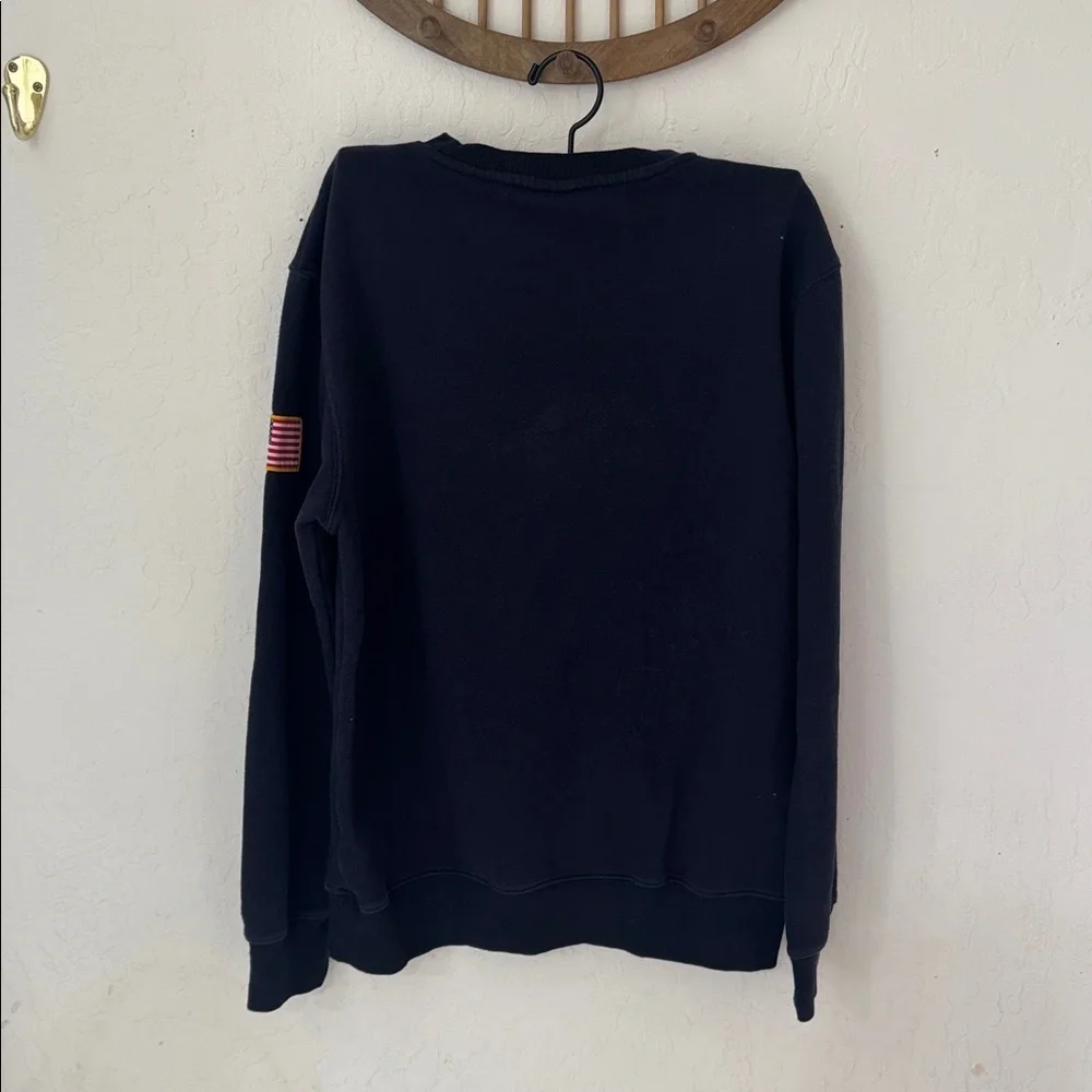 H&M Men’s Small NASA Navy Blue Crewneck Pullover Hoodie
